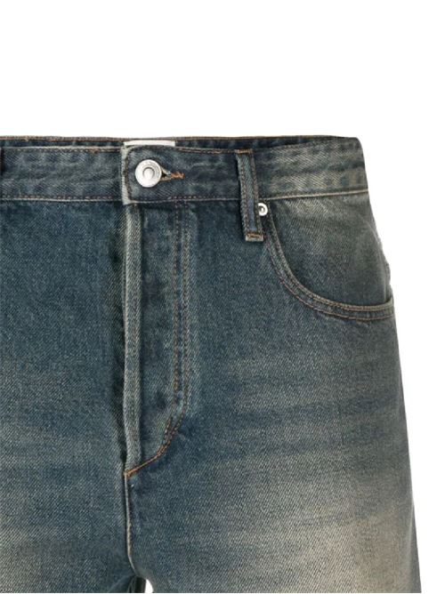 Indigo blue organic cotton shorts Isabel Marant | SH0001FAB1H04I30FB